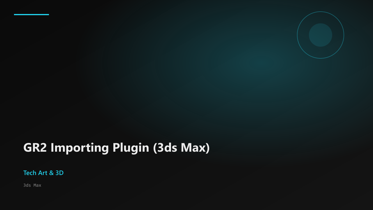 GR2 Importing Plugin (3ds Max)