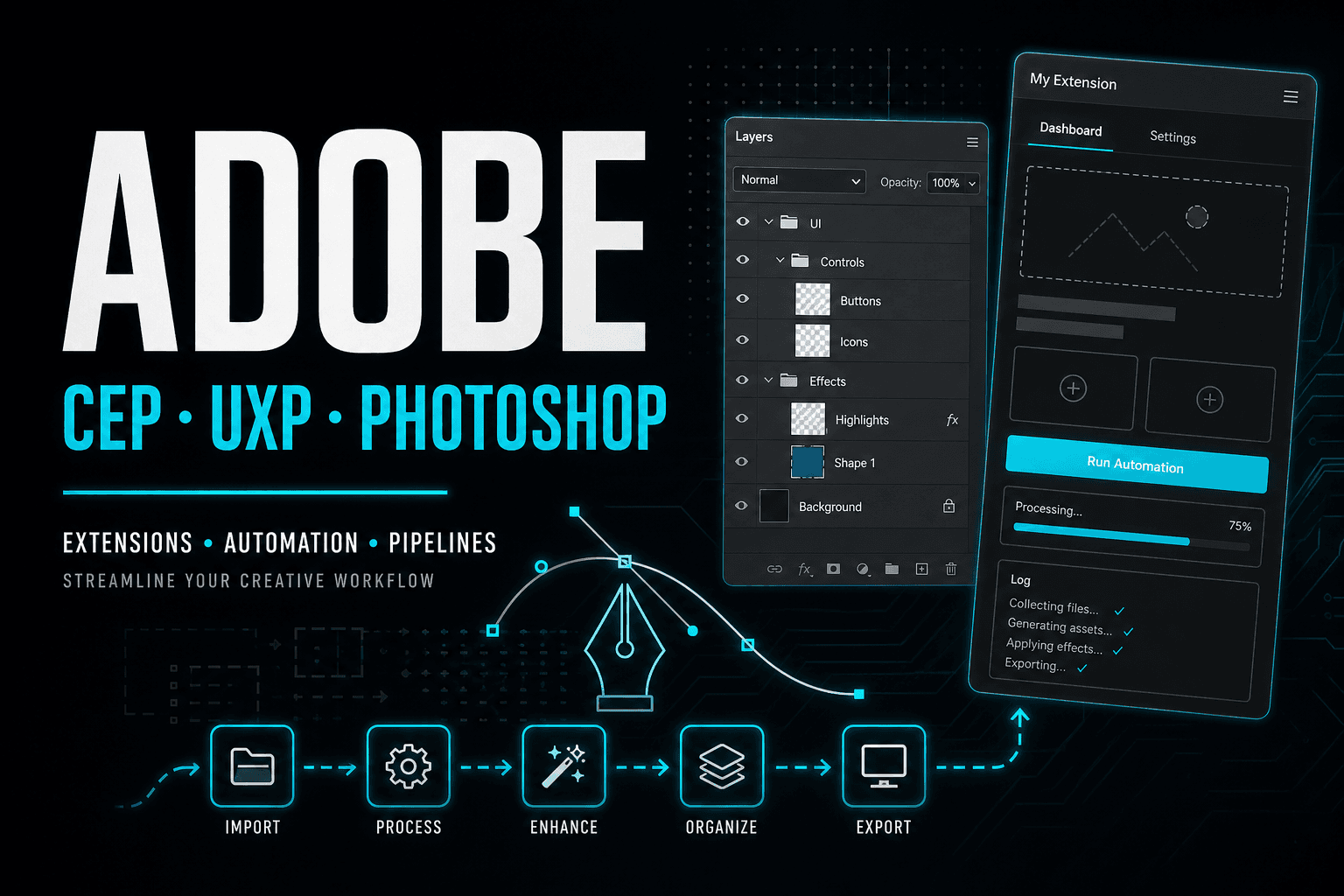 Adobe Photoshop & Illustrator tools
